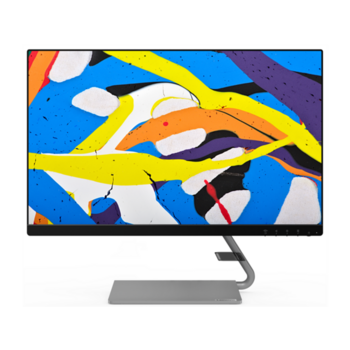 Монитор Lenovo Q24i-10 23.8" 16:9 FHD (1920x1080) IPS, 4ms, 1000:1, 250cd/m2, 178/178, 75hz, 1x HDMI, 1xVGA, 1xAudio Out (3.5 mm), Speakers, AMD FreeSync, Tilt, 3-Year