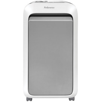 Fellowes Шредер PowerShred LX201 FS-5050501, белый {P-5, 2х12мм, 20лст., 30лтр. Уничтожает: скрепки, скобы, пластиковые карты}