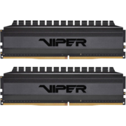 Модуль памяти PATRIOT Viper 4 Blackout Gaming DDR4 Общий объём памяти 16Гб Module capacity 8Гб Количество 2 3600 МГц Множитель частоты шины 17 1.35 В черный PVB416G360C7K