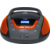 Аудиомагнитола Telefunken TF-CSRP3496B черный/оранжевый 2Вт/CD/CDRW/MP3/FM(dig)/USB/BT/SD