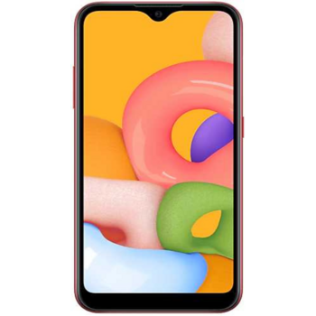 Смартфон Samsung SM-A015F Galaxy A01 16Gb 2Gb красный моноблок 3G 4G 2Sim 5.7" 720x1520 Android 10 13Mpix 802.11 b/g/n GPS GSM900/1800 GSM1900 TouchSc MP3 microSD max512Gb