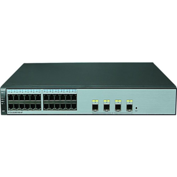 Коммутатор 24GE 4SFP S1720-28GWR-PWR-4P HUAWEI Коммутатор Huawei S1720-28GWR-PWR-4P (19" 1U; 24xGE PoE+RJ45, 4xGE SFP; F/S: 42Mpps/68Gbps; MAC:16k; Управление:L2,full; Route: IPv4/IPv6 static route, IGMP snoop; Надежность: STP, RSTP, MSTP; VLAN (до 4k), L