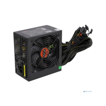 Exegate EX282040RUS Блок питания 500W Exegate 500PPH-LT, 80+,RTL ATX, black, APFC, 12cm, 24p, (4+4)p, 5*SATA, 3*IDE