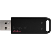 Флеш Диск Kingston 64Gb DataTraveler DT 20 DT20/64GB USB2.0 черный