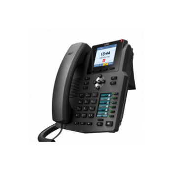 SIP телефон Fanvil X4U, 12 SIP-акк., 2,8", 320x240 Цвет. экран, POE, БП в комп., 2x1 Gbps