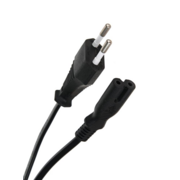 VCOM CE023-CU0.5-1.8M Кабель для аудио-видео техники IEC-320-C7--розетка 220V, 2-pin, 1,8м ,медный