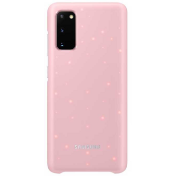 Чехол (клип-кейс) Samsung для Samsung Galaxy S20 Smart LED Cover розовый (EF-KG980CPEGRU)