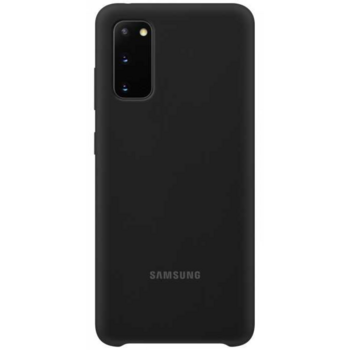 Чехол (клип-кейс) Samsung для Samsung Galaxy S20 Silicone Cover черный (EF-PG980TBEGRU)
