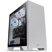 Корпус Thermaltake S300 TG Snow белый без БП ATX 6x120mm 6x140mm 3x200mm 2xUSB2.0 1xUSB3.0 audio bott PSU