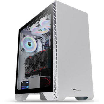 Корпус Thermaltake S300 TG Snow белый без БП ATX 6x120mm 6x140mm 3x200mm 2xUSB2.0 1xUSB3.0 audio bott PSU