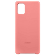 Чехол (клип-кейс) Samsung для Samsung Galaxy A71 Silicone Cover розовый (EF-PA715TPEGRU)