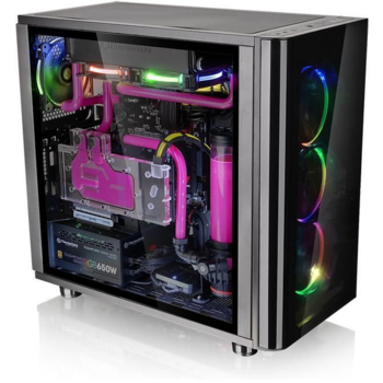 Корпус Thermaltake View 31 TG RGB черный без БП ATX 4x120mm 2xUSB2.0 1xUSB3.0 audio bott PSU