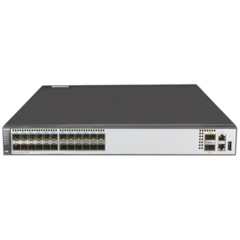 Коммутатор 24SFP+ 2QSFP+ 1SL S6720-30C-EI-24S-AC HUAWEI Коммутатор Huawei S6720-30C-EI-24S-AC (24x10GE SFP+, 2x40GE QSFP+, 1Slot; F/S: 720Mbs/2.56Tbs; MAC:288k; Управл: L3+(MPLS),Full; StaticRt; MPLS L3VPN/OSPF/BGP/IS-IS,VxLAN; BFD/all/; Tree/LACP/LAGs/ E