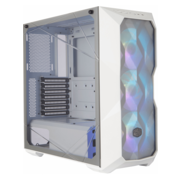 Корпус COOLER MASTER MasterBox TD500 Mesh White Clearance CPU Cooler 165mm/6.49"; Clearance PSU 180mm/7.08", 295mm/11.61" (w/ HDD cage removed); Clearance GFX 410mm/16.1" MidiTower без Б/П ATX MicroATX MiniITX Цвет белый MCB-D500D-WGNN-S01