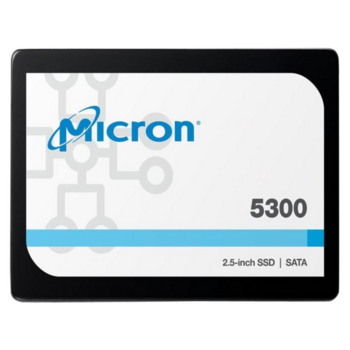 Твердотельный накопитель Micron 5300PRO 7.68TB SATA 2.5" 3D TLC R540/W520MB/s MTTF 3М 95000/11000 IOP 9110TBW SSD Enterprise Solid State Drive, 1 year, OEM