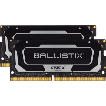 Память оперативная Crucial 32GB Kit (16GBx2) DDR4 2666MT/s CL16 Unbuffered SODIMM 260 pin Ballistix Black
