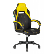 Кресло игровое Бюрократ VIKING 2 AERO черный/желтый искусст.кожа/ткань крестовина пластик