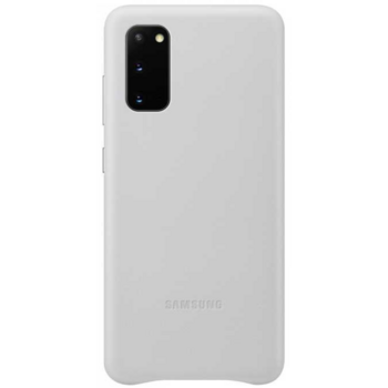 Чехол (клип-кейс) Samsung для Samsung Galaxy S20 Leather Cover серебристый (EF-VG980LSEGRU)