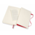 Блокнот Moleskine CLASSIC SOFT EXPENDED QP616EXPF2 Large 130х210мм 400стр. линейка мягкая обложка красный