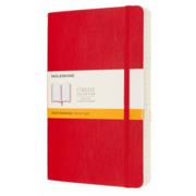 Блокнот Moleskine CLASSIC SOFT EXPENDED QP616EXPF2 Large 130х210мм 400стр. линейка мягкая обложка красный