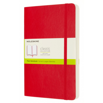 Блокнот Moleskine CLASSIC SOFT EXPENDED QP618EXPF2 Large 130х210мм 400стр. нелинованный мягкая обложка красный