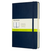 Блокнот Moleskine CLASSIC EXPENDED QP062EXPB20 Large 130х210мм 400стр. нелинованный твердая обложка синий сапфир