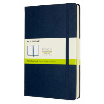 Блокнот Moleskine CLASSIC EXPENDED QP062EXPB20 Large 130х210мм 400стр. нелинованный твердая обложка синий сапфир