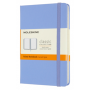 Блокнот Moleskine CLASSIC MM710B42 Pocket 90x140мм 192стр. линейка твердая обложка голубая гортензия