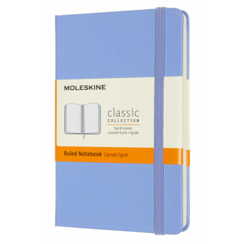 Блокнот Moleskine CLASSIC MM710B42 Pocket 90x140мм 192стр. линейка твердая обложка голубая гортензия