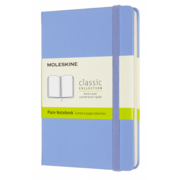 Блокнот Moleskine CLASSIC QP012B42 Pocket 90x140мм 192стр. нелинованный твердая обложка голубая гортензия