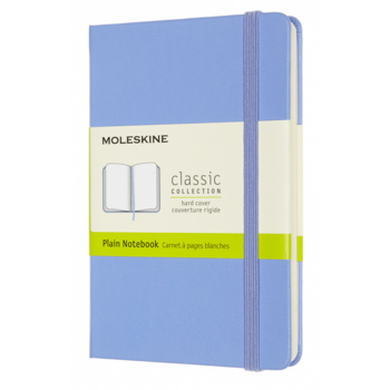 Блокнот Moleskine CLASSIC QP012B42 Pocket 90x140мм 192стр. нелинованный твердая обложка голубая гортензия