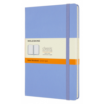 Блокнот Moleskine CLASSIC QP060B42 Large 130х210мм 240стр. линейка твердая обложка голубая гортензия