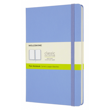 Блокнот Moleskine CLASSIC QP062B42 Large 130х210мм 240стр. нелинованный твердая обложка голубая гортензия