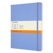 Блокнот Moleskine CLASSIC QP090B42 XLarge 190х250мм 192стр. линейка твердая обложка голубая гортензия