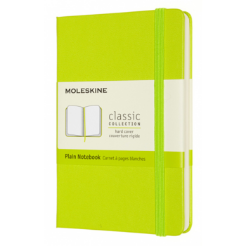 Блокнот Moleskine CLASSIC QP012C2 Pocket 90x140мм 192стр. нелинованный твердая обложка лайм