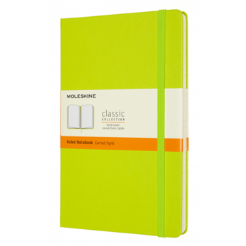 Блокнот Moleskine CLASSIC QP060C2 Large 130х210мм 240стр. линейка твердая обложка лайм