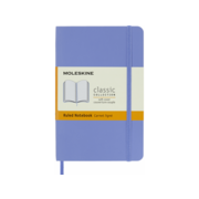 Блокнот Moleskine CLASSIC SOFT QP611B42 Pocket 90x140мм 192стр. линейка мягкая обложка голубая гортензия