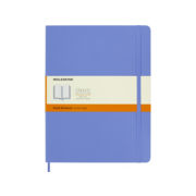 Блокнот Moleskine CLASSIC SOFT QP621B42 XLarge 190х250мм 192стр. линейка мягкая обложка голубая гортензия