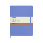 Блокнот Moleskine CLASSIC SOFT QP621B42 XLarge 190х250мм 192стр. линейка мягкая обложка голубая гортензия