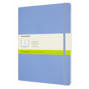 Блокнот Moleskine CLASSIC SOFT QP623B42 XLarge 190х250мм 192стр. нелинованный мягкая обложка голубая гортензия