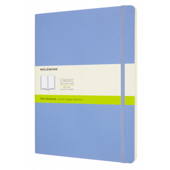 Блокнот Moleskine CLASSIC SOFT QP623B42 XLarge 190х250мм 192стр. нелинованный мягкая обложка голубая гортензия