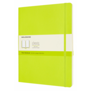 Блокнот Moleskine CLASSIC SOFT QP623C2 XLarge 190х250мм 192стр. нелинованный мягкая обложка лайм