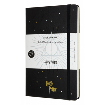 Блокнот Moleskine LIMITED EDITION HARRY POTTER LEHP02QP060G Large 130х210мм 240стр. линейка твердая обложка черный