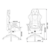 Кресло игровое Бюрократ VIKING 5 AERO черный/салатовый искусственная кожа с подголов. крестовина пластик