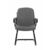 Кресло Бюрократ CH-808-LOW-V серый 3C1 низк.спин. полозья металл черный