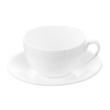 Набор чайный Wilmax (2 предметов) круглая фарфор белый