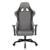 Кресло игровое Бюрократ 771N серый/черный с подголов. крестовина металл черный