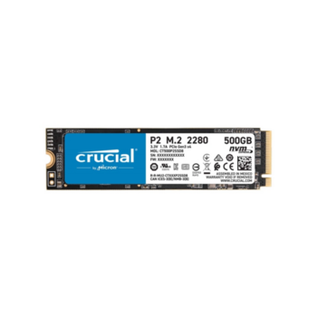 Твердотельный накопитель Crucial SSD Disk P2 500GB M.2 2280 NVMe (PCIe Gen 3 x4) SSD (2300 MB/s Read 940 MB/s Write)