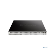 Коммутатор D-Link DGS-1210-52MP/FL1A (L2) 52x1Гбит/с 4xКомбо(1000BASE-T/SFP) 48PoE+ 370W управляемый