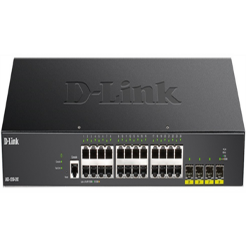 D-Link DGS-1250-28X/A1A Настраиваемый L2 коммутатор c 24 портами 10/100/1000Base-T и 4 портами 10GBase-X SFP+